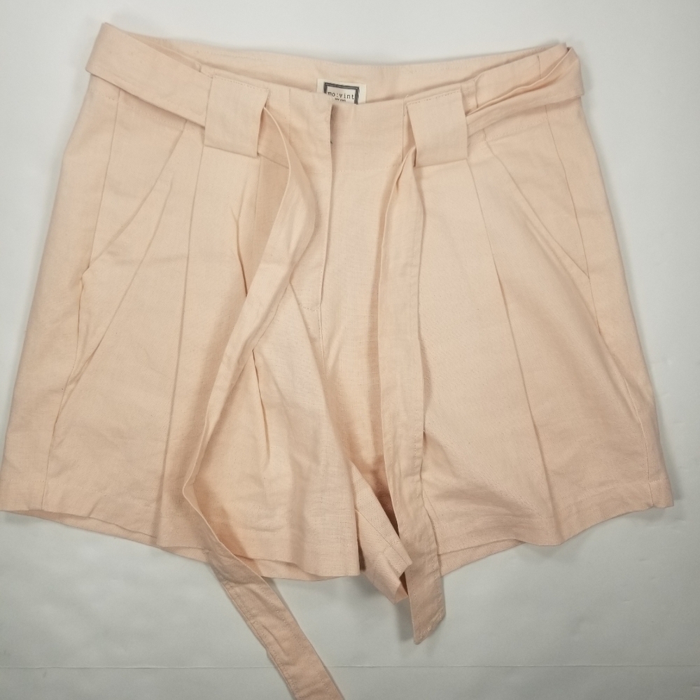 Mo: Vint NY High Waisted Pleated Shorts S Belted